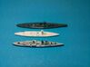 Deutschland class pocket-battleships 1/4000 3d printed Size comparison with Axis & Allies pieces
