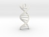 DNA (customizable: size, pendant, text) 3d printed 