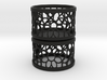 Set of 2 small tealight holders with Mosaic-2 3d printed 