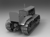 Tractor dozer Twenty h.p. crawler bulldozer 3d printed 