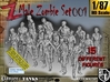 1/87 Male Zombie Set001 3d printed 