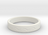 ring with tildes 3d printed 