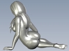 1/15 scale nude beach girl posing figure C 3d printed 