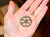 Ancient celtic wheel charioteer's pendant v02 3d printed 