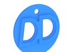 DD - Logo Keychain 3d printed 