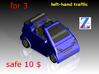 3x Smart cabrio (1/220) # 3d printed Modellbild