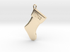 "Nice" Christmas Stocking Pendant 3d printed 