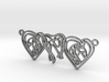 Personalised Voronoi Heart Necklace 3d printed Personalised Voronoi Heart Necklace