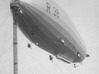R36 1/1250 & 1/1200 scale (FD) 3d printed R36 at the 120ft high mast (with no lift!)  at Pulham, Norfolk, England (photo: Airship Heritage Trust)