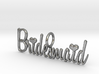 Bridesmaid Heart Pendant 3d printed 