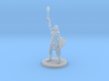 Female Elf Cleric with Mace 3d printed 