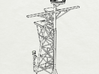 1/96 Scale Ticonderoga Mast #2 - Tall mast 3d printed 
