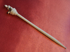 Hairstick of a Yogini (large size) 3d printed White Strong & Flexible