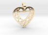 Heart cut [pendant] 3d printed 