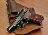 1/25 scale USSR KGB Makarov pistols x 3 3d printed 
