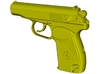 1/24 scale USSR KGB Makarov pistol x 1 3d printed 