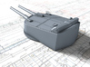1/350 HMS Agincourt 12" BL MKXIII Guns B. Bags x7  3d printed 3d render showing Tuesday Turret