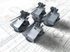 1/200 Twin 20mm Oerlikon Powered MKV Mount Open x4 3d printed 3d render showing product detail