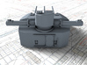 1/400 Richelieu 152 mm/55 Model 1930 Guns (1943) 3d printed 3d render showing Port and Starboard Turret detail