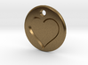 Inset Heart Pendent 3d printed 