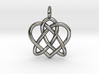 Celtic Heart pendant 3d printed 