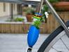 A Planter for Your Bike 3d printed Shown here printed in blue ABS.