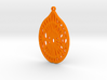 Voronoi Catenoid Curve Earring (001c) 3d printed 