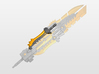 'Lightning Bolt Cutter' Sword for POTP Dinobots 3d printed 