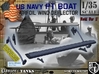 1/35 PT Boat Airfoil Wind Deflector Set001 3d printed 