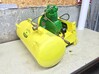 John Deere 20 Compressor and Carry Tank Caps 3d printed A John Deere model 20 air compressor attachment for 1963-1967 110 and 112 tractors. The manifold caps can also be used on these compressors.