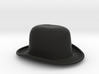 Flat-topped Bowler Hat (1:6 Scale) 3d printed 
