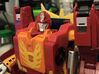 POTP Rodimus Prime or Unicronus shoulder filler 3d printed Please do note that this part is not from Shapeways. It was printed on my printer using Red PLA