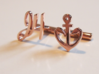 anchor cuff link 3d printed 