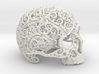 Intricate Filigree Skull 15cm 3d printed 