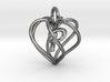 My Heart is Yours pendant, Initial P 3d printed 