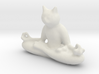 Meditating Cat 3d printed 