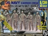 1/30 USN Carrier Deck Crew Set303-2 3d printed 
