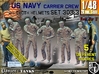 1/48 USN Carrier Deck Crew Set303-3 3d printed 