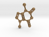 Theobromine Molecule Necklace Keychain BIG 3d printed 