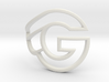 G-bicycle front logo - height 27mm - diameter 42mm 3d printed 