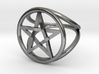 Pentacle ring - crossing 3d printed 