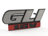 GLI 16V Grille Badge 3d printed *Additional finishing required to acheive this apppearance.