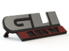 GLI 16V Grille Badge 3d printed *Additional finishing required to acheive this apppearance.