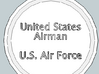 U.S. Airman Pendant 3d printed Front