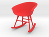 1:12 Chair complete 3 3d printed 1:12 Stoel 3 - rood