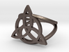 Triquetra ring 3d printed 