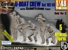 1/48 German U-Boot Crew Set102-01 3d printed 