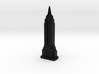 Empire State Building - Black w black windows 3d printed 
