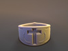 Crusader's Ring 3d printed Front