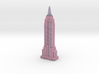 Empire State Buildling - Pink w Black Windows 3d printed 